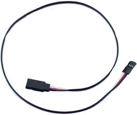 Prodlužovací kabel k servu Futaba 45 cm plochý