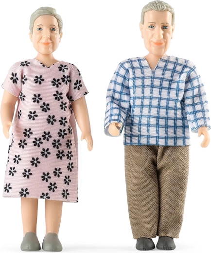 Sada figurek do domečku pro panenky Lundby – babička a dědeček Charlie
