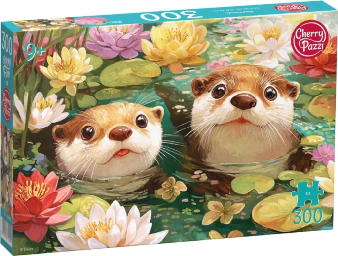 CHERRY PAZZI puzzle Dvě vydry 300 dílků
