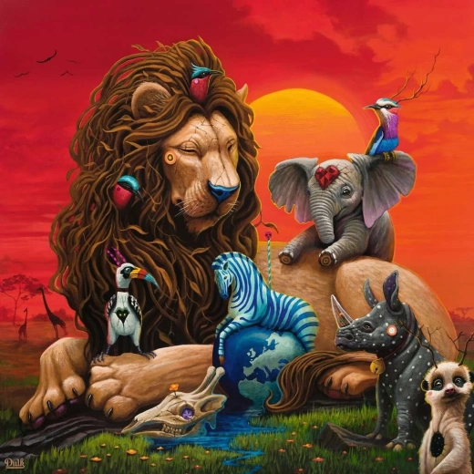Ravensburger čtvercové puzzle Naděje 500 dílků