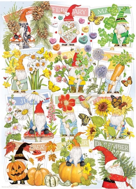 Cobble Hill puzzle Veselý život trpaslíků 1000 dílků