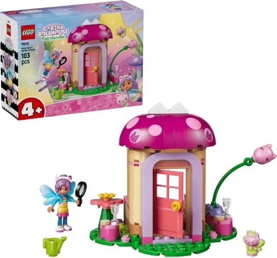 LEGO Gabby’s Dollhouse domek vílí kočičky v zahradě