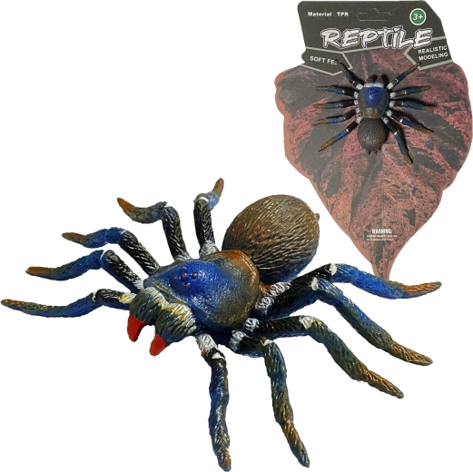 Živá příroda Blue Tarantula – realistický model pavouka 8 cm