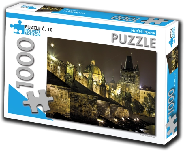 Puzzle Noční Praha 1000 dílků