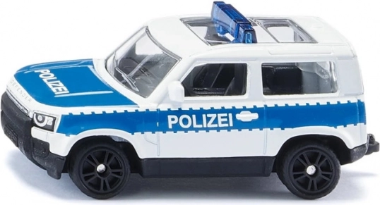 Model policejního vozu Land Rover Defender Siku