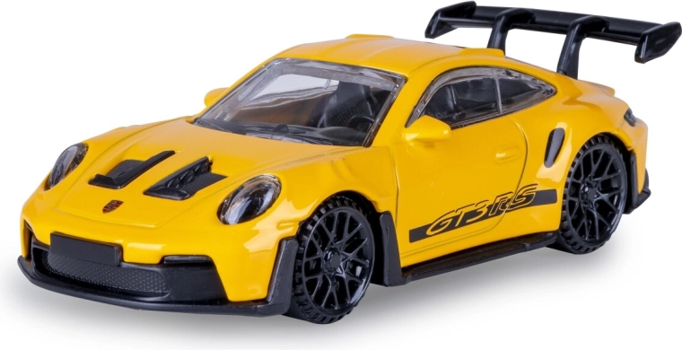 Kovový model Porsche 911 GT3 RS v měřítku 1:43, žlutý