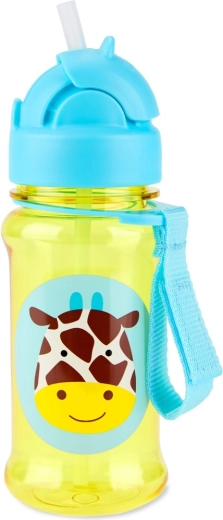 Skip Hop Zoo tritanová láhev s brčkem žirafa 355 ml