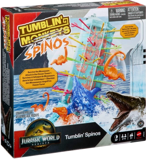 Jurassic World spadající dinosauři – rodinná hra zručnosti