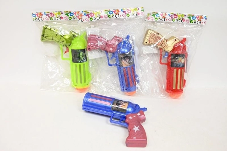 Dětská pistolka na baterie se světelnými a zvukovými efekty