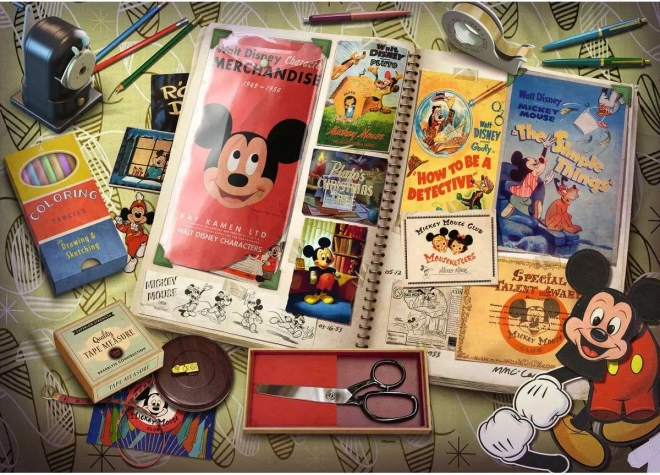 Ravensburger Mickey anniversary 1950 puzzle 1000 dílků