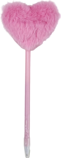 Kuličkové pero s plyšovým srdcem 16 cm