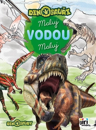 Malování vodou - Dinosaurus