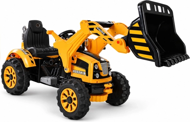 Traktor na akumulátor s lžící KOPARKA Orange