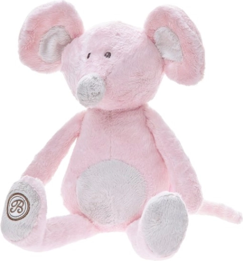 Plyšová myška Lena 20 cm růžová