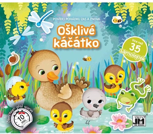 Povídej pohádku Ošklivé káčátko – interaktivní samolepková knížka