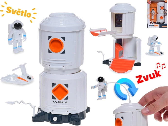 Vesmírná stanice se světly a zvuky, průměr 20 cm