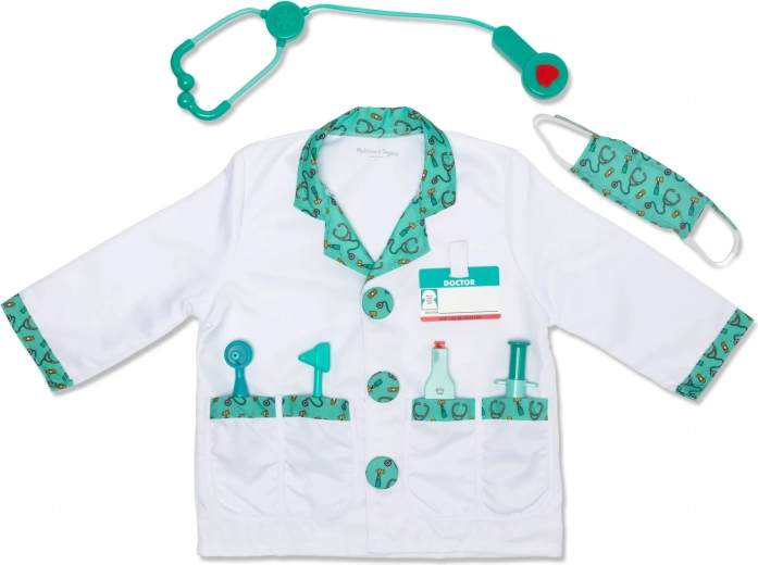 Melissa & Doug dětský doktorský kostým s doplňky (8 dílů)