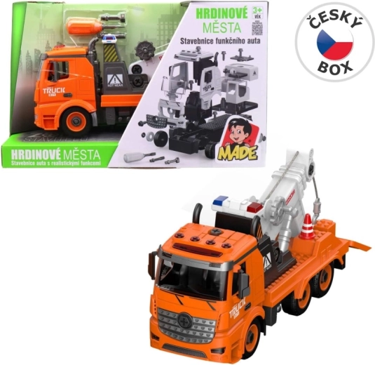 Autojeřáb se světlem a zvukem 30 cm - 1 kus