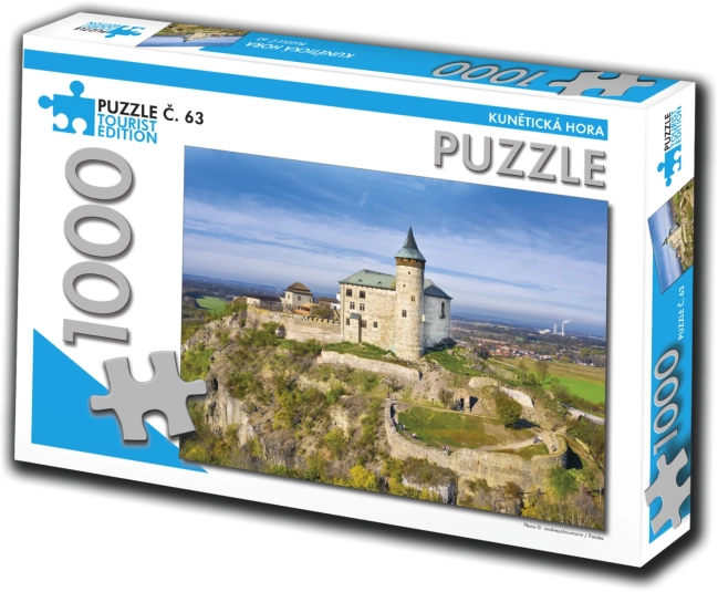 Turistická edice puzzle Kunětická hora 1000 dílků
