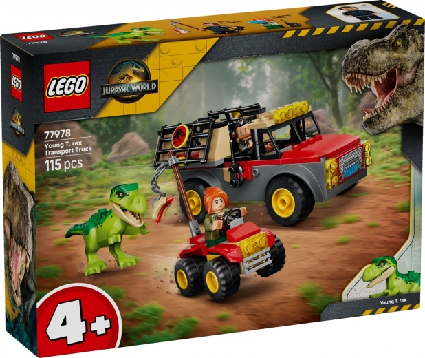 LEGO Jurassic World přepravní kamion s mládětem T. rexe