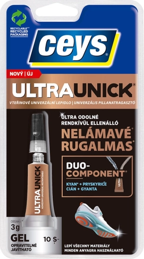 Vteřinové lepidlo gel ULTRAUNICK 3 g