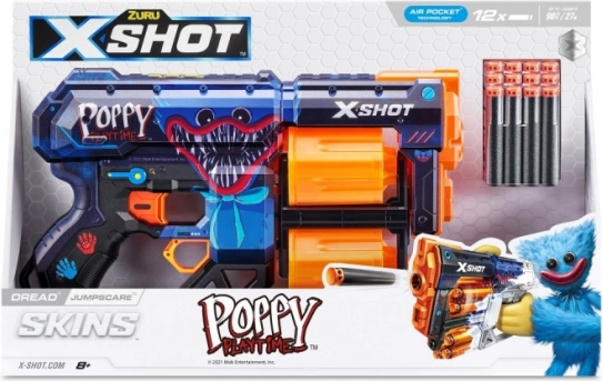 X-SHOT Skins Dread Jumpscare – pěnová pistole na šipky (12 šipek)