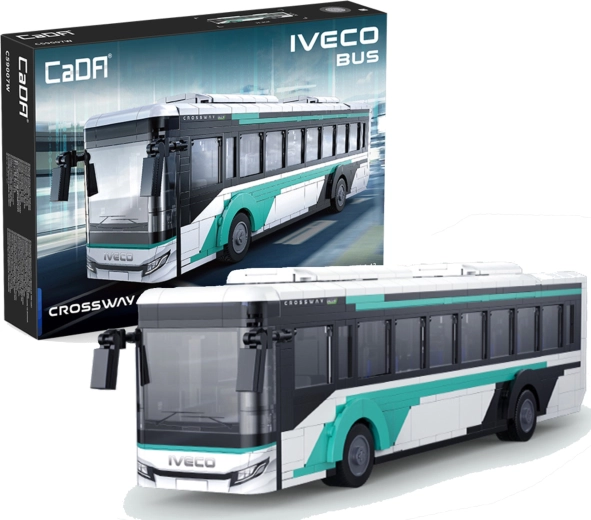 CaDA stavebnice městský autobus Iveco Bus Crossway 832 dílků