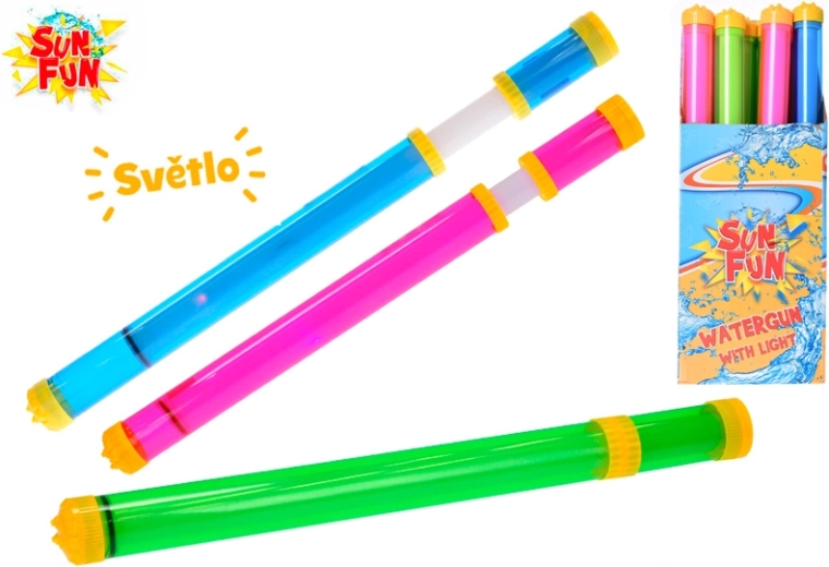 Sun Fun vodní pumpovací pistole se světlem 48 cm