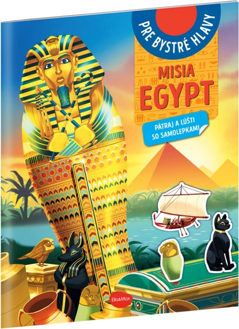 Misie Egypt – Pátraj a lúšti se samolepkami