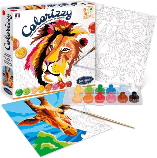 Sentosphere Colorizzy savana – malování podle čísel