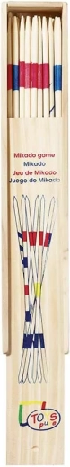 Mikádo v dřevěné krabičce 28 cm