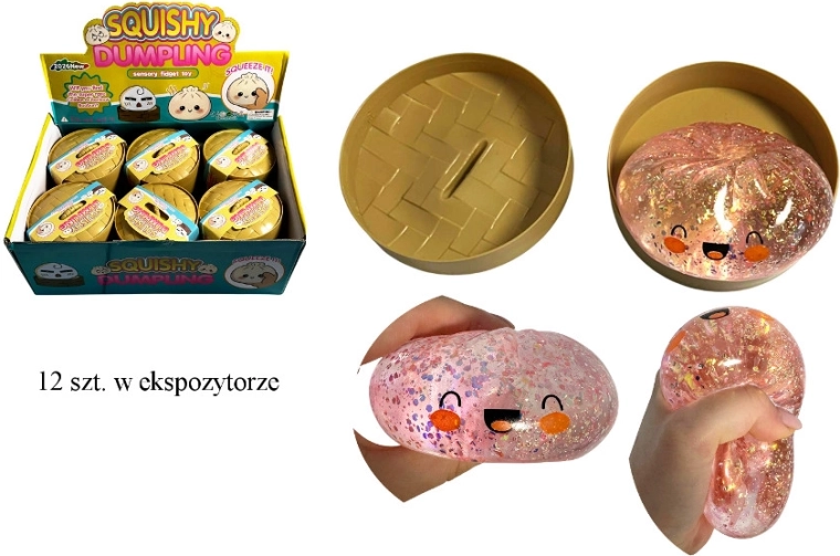 Gelový natahovací mačkací antistresový pierožek - 1 kus