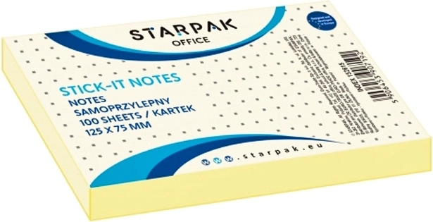 Lepicí poznámky Stick-it velké žluté 12,5 cm, 100 listů - 1 kus