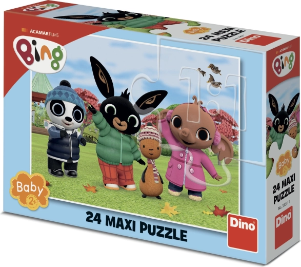 Maxi puzzle Bing na podzim 24 dílků