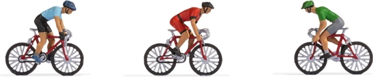 Noch sada figurek cyklisté (H0)