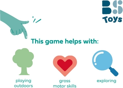 Dřevěný bumerang pro děti 40 × 20 cm