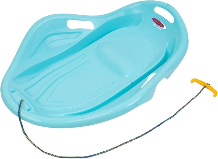 Dětský bob Snow Play Speed 78 cm pastelově modrý