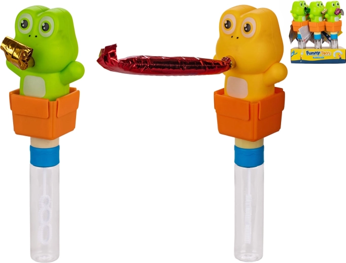 Bublifuk žába s párty frkačkou