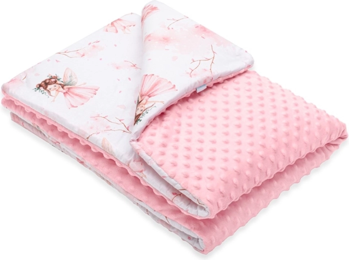 Dětská deka z minky s výplní New Baby Víly 80 × 100 cm