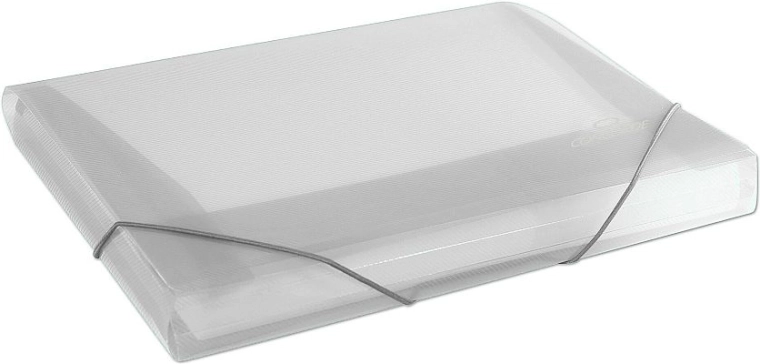 Spisové desky s gumičkou A4, čiré CONCORDE