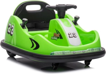 Dětské elektrické autíčko zelené nárazníkové auto