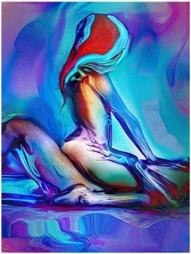 Diamantové malování Milenci 30 × 40 cm