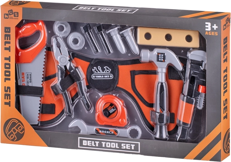 Dětská sada nářadí s opaskem 83 cm – 6 dílů