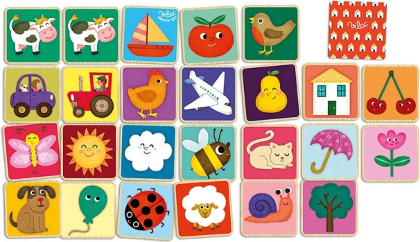 Dřevěné pexeso Zvířátka na farmě