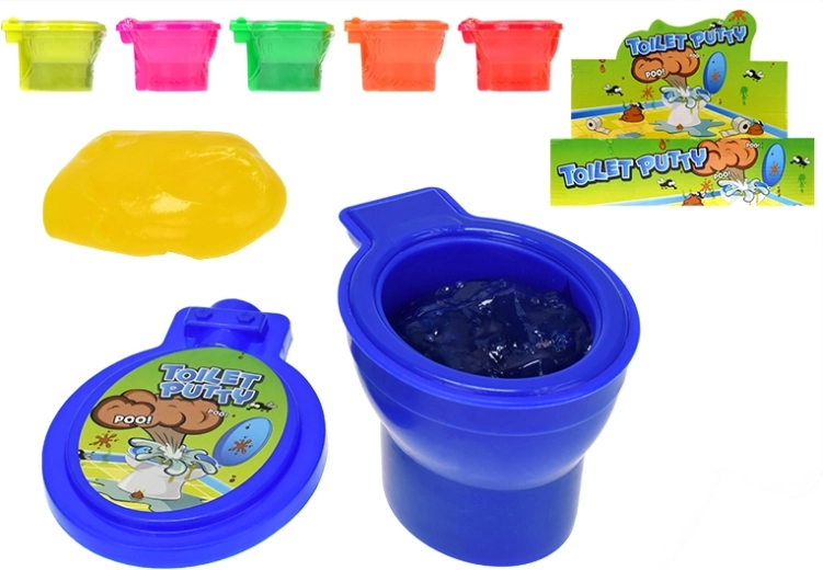 Profesor Slime toaleta se slizem – neonové barvy