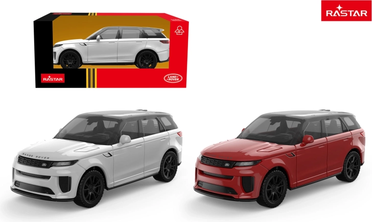Kovové autíčko Range Rover Sport SV RASTAR 1:43 červené - 1 kus