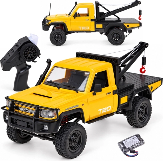 Dálkově ovládaný Toyota Land Cruiser 4×4 s navijákem v měřítku 1:12