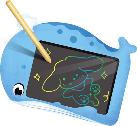 2Kids Toys dětský LCD kreslicí tablet velryba - 1 kus