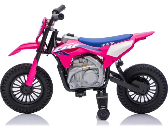 Dětská elektrická motorka HONDA CRF450R růžová