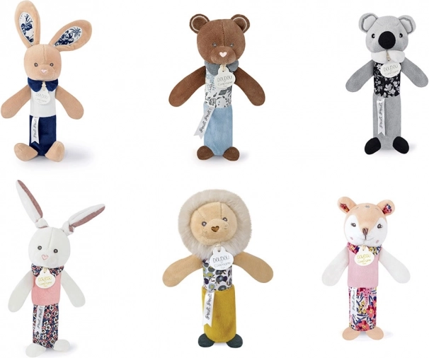 Dětské chrastítko pískací s motivem zvířátek